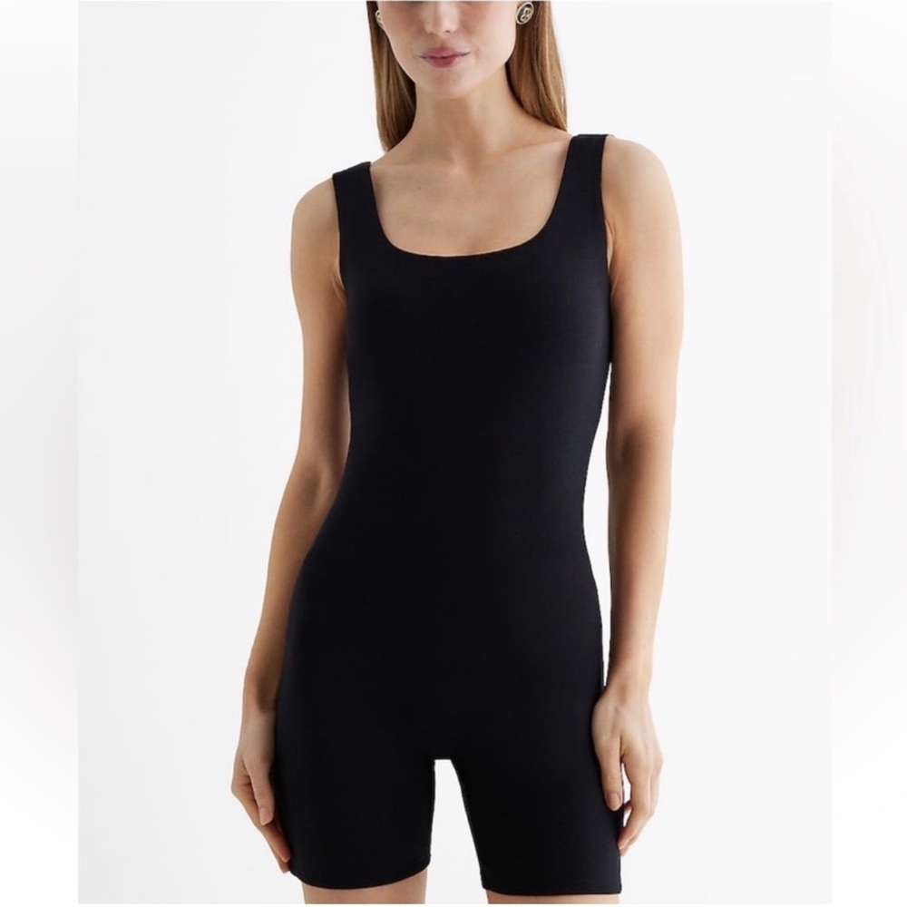 Express Black Sleeveless Bodysuit